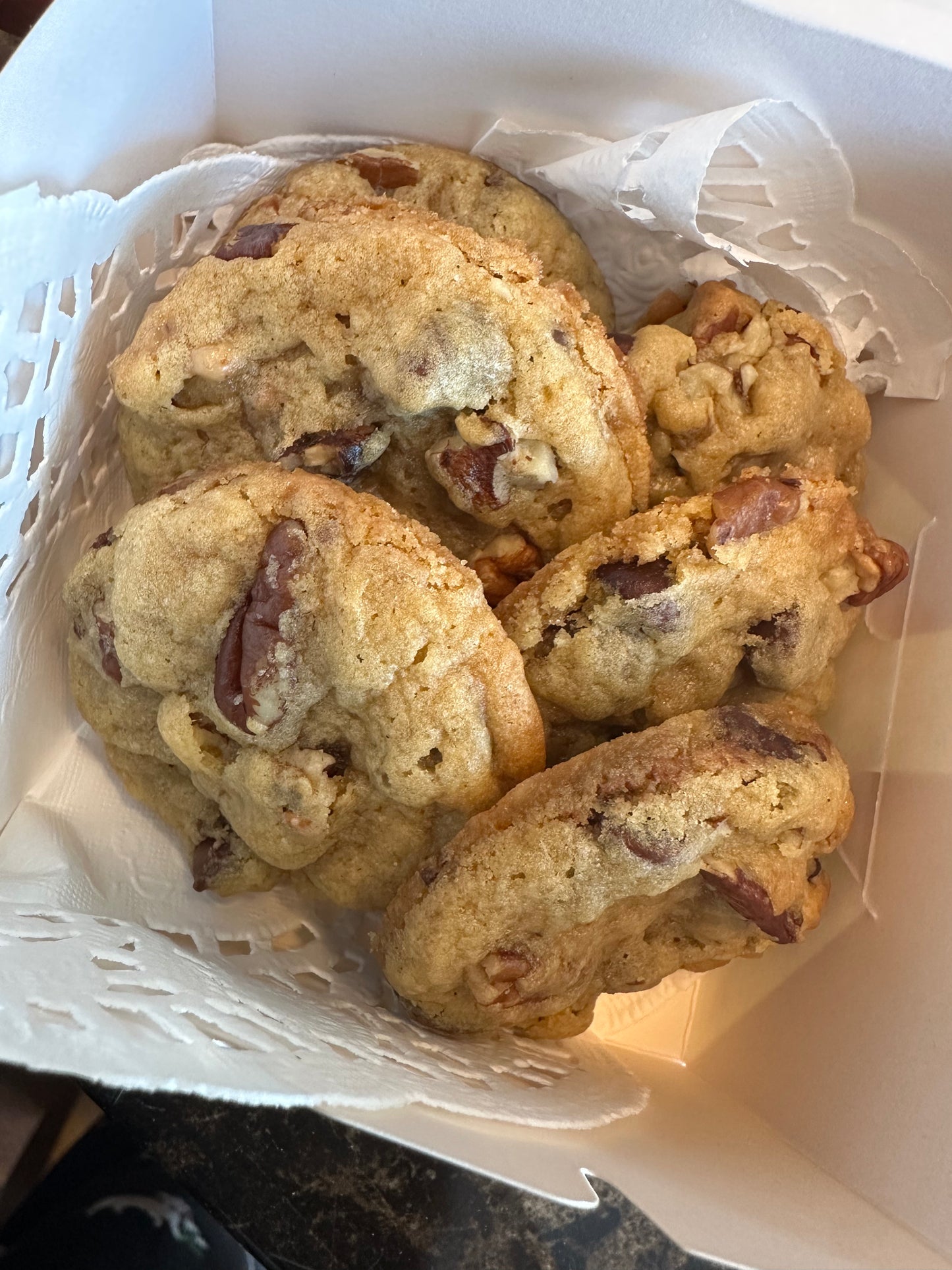 Chocolate Chip Cookies with Pecans and Toffee Bits